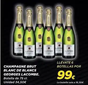 Supercor Champagne brut blanc de blancs georges lacombe oferta