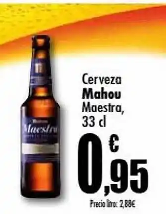 Unide Supermercados Cerveza mahou maestra oferta