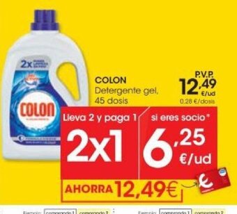 Eroski Colon Detergente gel oferta
