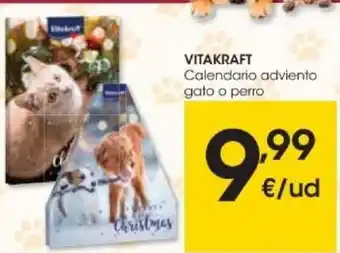 Eroski Vitakraft Calendario adviento gato o perro oferta