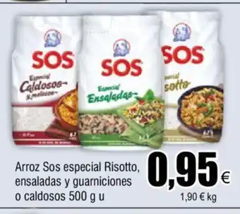 FROIZ Arroz Sos Especial Risotto, Ensaladas Y Guarniciones o Caldosos 500g u oferta