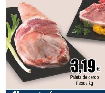 FROIZ Paleta de Cerdo Fresca Kg oferta