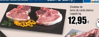 FROIZ Chuletas de Lomo de Cerdo Ibérico Legado Kg oferta