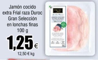 FROIZ Jamón Cocido Extra Frial Raza Duroc Gran Selección en Lonchas Finas oferta