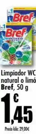 Limpiador wc natural o limón bref