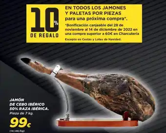 Supercor Jamón de Debo Ibérico oferta