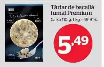 La Sirena Tàrtar de bacallà fumat premium oferta