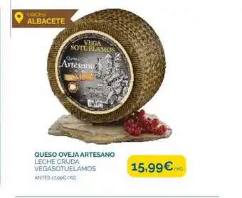 Supermercados La Despensa Queso oveja artesano leche cruda vegasotuelamos oferta
