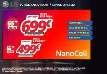 Mi electro Lg tv 65nano766qa 55nano766qa oferta