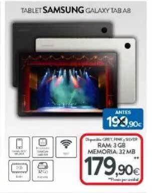 Tien 21 Tablet samsung galaxy tab a8 oferta