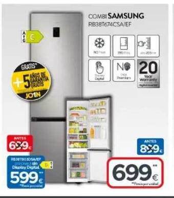 Tien 21 Combi samsung oferta