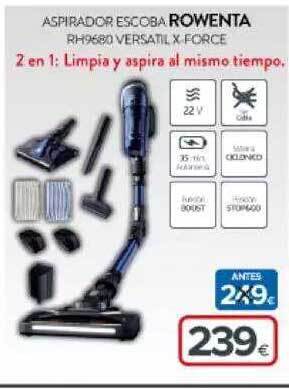 Tien 21 Aspirador escoba rowenta oferta