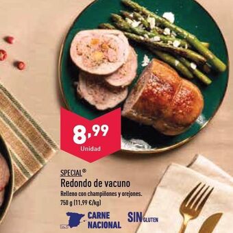 ALDI Redondo de vacuno oferta