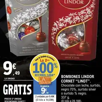 E.Leclerc Bombones lindor oferta