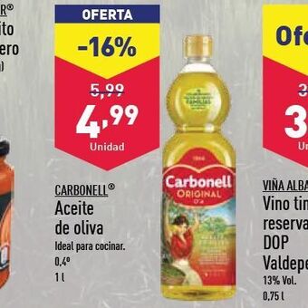 ALDI Aceite de oliva oferta