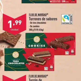 ALDI Turrones de sabores oferta