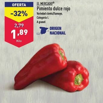 ALDI Pimiento dulce rojo oferta