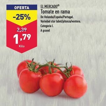 ALDI Tomate en rama oferta