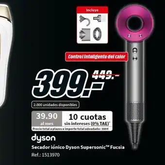 MediaMarkt Secador iónico oferta