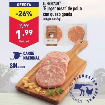 ALDI Burger meat oferta