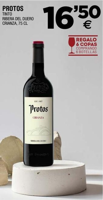 Vino tinto protos
