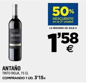 BM Supermercados Vino tinto antaño oferta