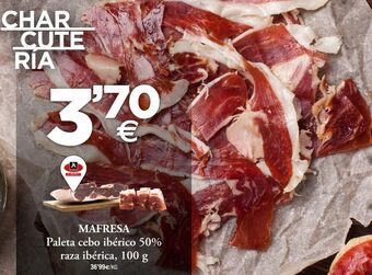 BM Supermercados Paleta ibérica de cebo mafresa oferta