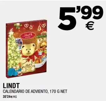 BM Supermercados Calendario de adviento lindt oferta