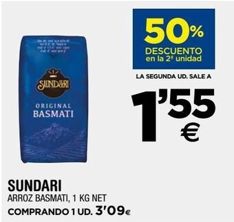 BM Supermercados Arroz basmati sundari oferta