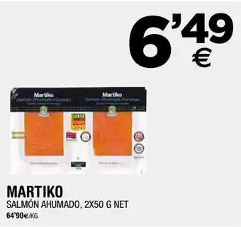 BM Supermercados Salmón ahumado martiko oferta