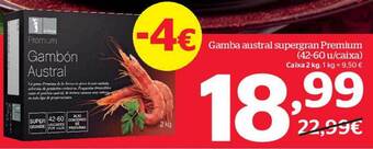 La Sirena Gamba austral supergran premium oferta