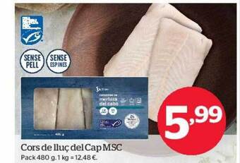 La Sirena Cors de lluç del cap msc oferta