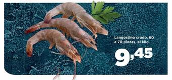 Alimerka Langostino crudo 60 a 70 piezas el kilo oferta