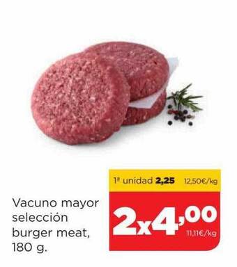 Alimerka Vacuno mayor selección burger meat oferta