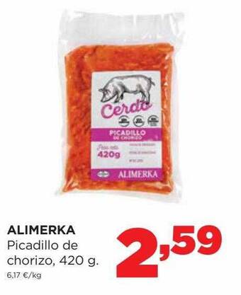 Alimerka Aliermka picadillo de chorizo oferta