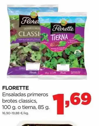 Alimerka Florette ensaladas primeros brotes classics oferta
