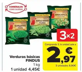 Carrefour Verduras básicas finfud oferta