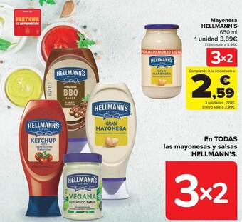 Carrefour Mayonesa hellmann's oferta