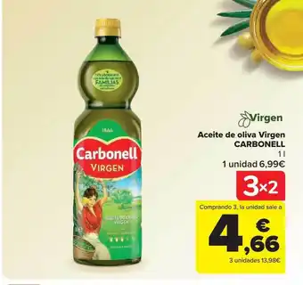 Carrefour Virgen aceite de oliva virgem carbonelll oferta