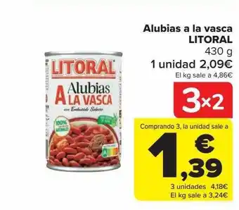 Carrefour Alubias a la vasca litoral oferta
