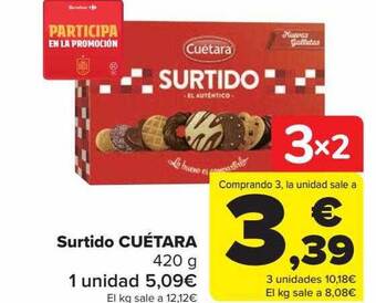 Carrefour Surtido cuétara oferta