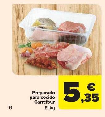 Carrefour Preparado para cocido carrefour el kg oferta
