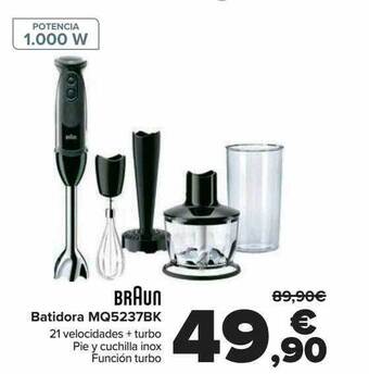 Carrefour Braun batidora mq5237bk oferta