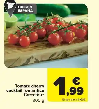 Carrefour Tomate cherry cocktail romántico carrefour oferta