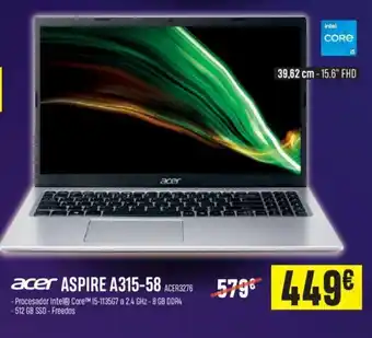 Beep Aspire A315-58 oferta