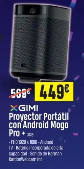 Proyector Portátil Con Android Mogo Pro