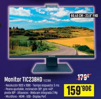 Monitor TIC238HD