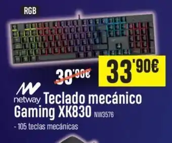 Teclado Mecánico Gaming XK830