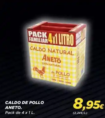 Supercor Caldo de Pollo Aneto oferta