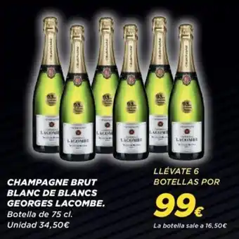 Supercor Champagne Brut Blanc de Blancs Georges Lacombre oferta
